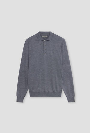 Polo in pura lana pettinata ESSENTIAL - Ferrante | img vers.300x/