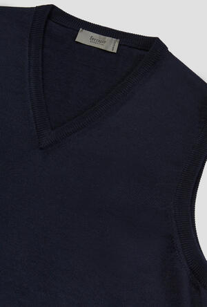 Gilet in lana pettinata ESSENTIAL - Ferrante | img vers.300x/
