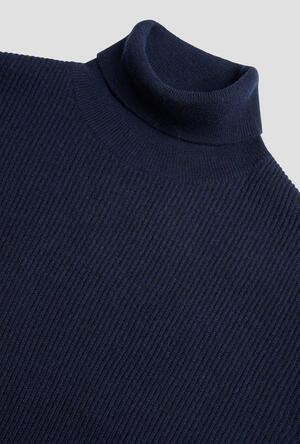 Dolcevita in maglia inglese lana e cashmere ROYAL RED - Ferrante | img vers.300x/