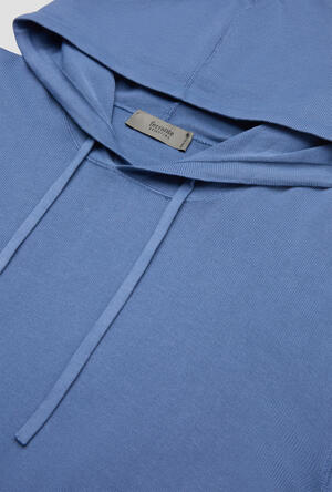 Felpa con cappuccio in puro cotone ESSENTIAL - Ferrante | img vers.300x/
