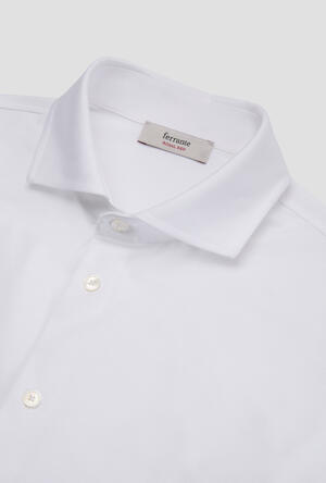 Camicia in piquet Filo Scozia ROYAL RED - Ferrante | img vers.300x/