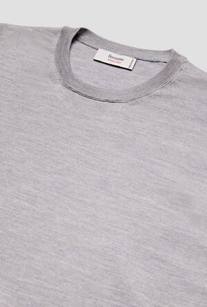 Girocollo in pura lana extralight ROYAL RED - Ferrante | img vers.300x/