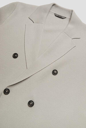 Giacca in maglia doppiopetto MAIN - Ferrante | img vers.300x/