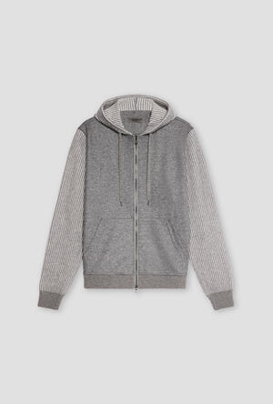 Felpa in tessuto e maglia vanisé MAIN - Ferrante | img vers.300x/