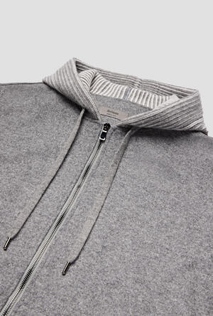 Felpa in tessuto e maglia vanisé MAIN - Ferrante | img vers.300x/