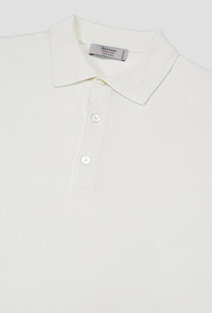 Polo in seta e cotone ROYAL RED - Ferrante | img vers.300x/