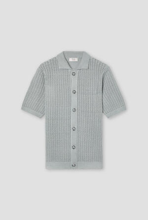 Camicia traforata in lino ROYAL RED - Ferrante | img vers.300x/
