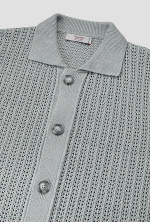 Camicia traforata in lino ROYAL RED - Ferrante | img vers.300x/