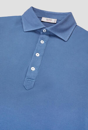 Polo Filo Scozia tinta delavè ROYAL RED - Ferrante | img vers.300x/