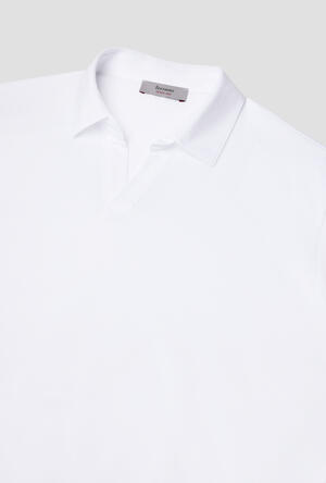 Polo in jersey senza bottoni ROYAL RED - Ferrante | img vers.300x/