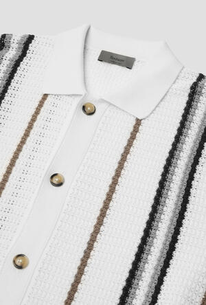 Camicia rigata mezza manica in puro cotone MAIN - Ferrante | img vers.300x/