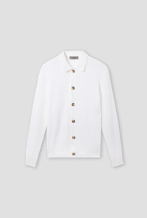 Giacca camicia tinta in puro cotone MAIN - Ferrante | img vers.300x/