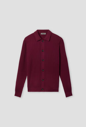Giacca camicia tinta in puro cotone MAIN - Ferrante | img vers.300x/
