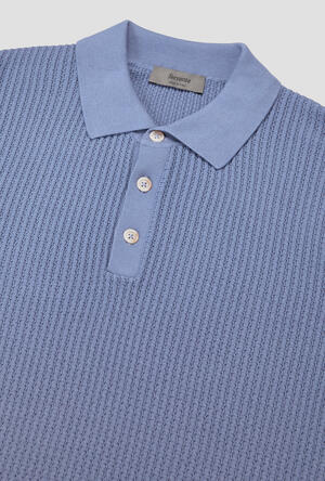 Polo con lavorazione a treccia MAIN - Ferrante | img vers.300x/
