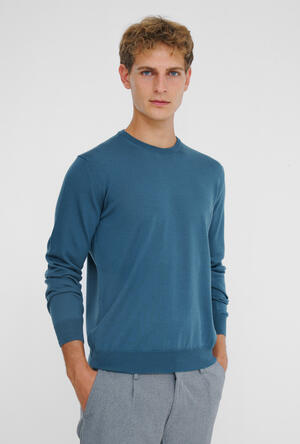 Girocollo in lana pettinata ESSENTIAL - Ferrante | img vers.300x/