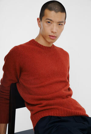 Girocollo bouclè ROYAL RED - Ferrante | img vers.300x/