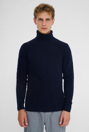 Dolcevita in cashmere malfilè ROYAL RED - Ferrante | img vers.300x/