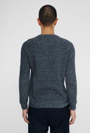 Girocollo raglan in maglia inglese ROYAL RED - Ferrante | img vers.300x/