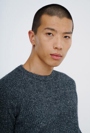 Girocollo raglan in maglia inglese ROYAL RED - Ferrante | img vers.300x/