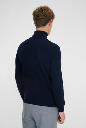 Dolcevita in maglia inglese lana e cashmere ROYAL RED - Ferrante | img vers.300x/