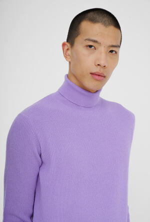 Dolcevita in maglia inglese lana e cashmere ROYAL RED - Ferrante | img vers.300x/