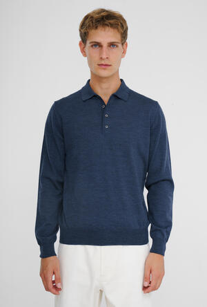 Polo in pura lana pettinata ESSENTIAL - Ferrante | img vers.300x/