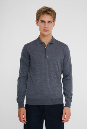 Polo in pura lana pettinata ESSENTIAL - Ferrante | img vers.300x/