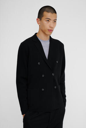 Giacca in maglia doppiopetto MAIN - Ferrante | img vers.300x/