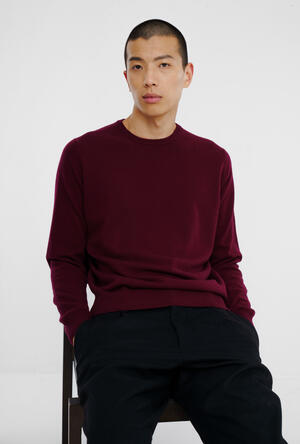 Girocollo in puro cashmere ROYAL RED - Ferrante | img vers.300x/
