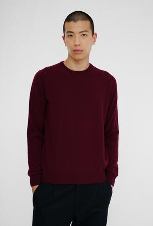 Girocollo in puro cashmere ROYAL RED - Ferrante | img vers.300x/