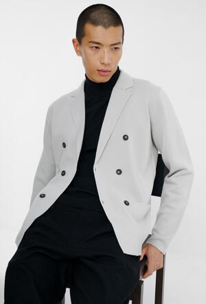 Giacca in maglia doppiopetto MAIN - Ferrante | img vers.300x/