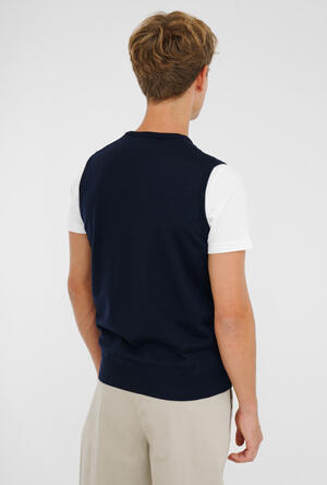 Gilet in lana pettinata ESSENTIAL - Ferrante | img vers.300x/