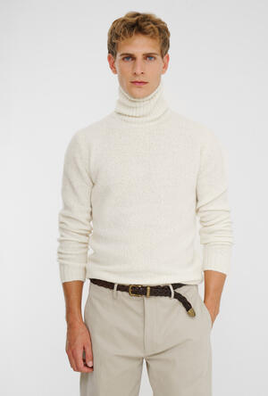 Dolcevita in cashmere malfilè ROYAL RED - Ferrante | img vers.300x/