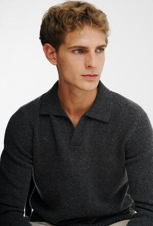 Polo senza bottoni in lana bottonata MAIN - Ferrante | img vers.300x/