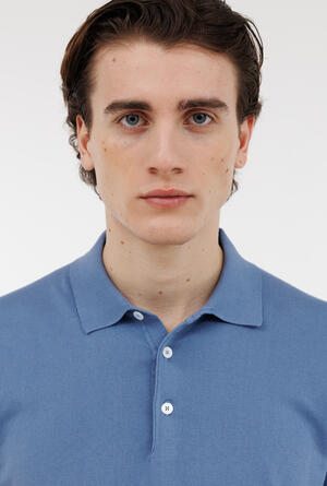 Polo tinta in puro cotone ESSENTIAL - Ferrante | img vers.300x/