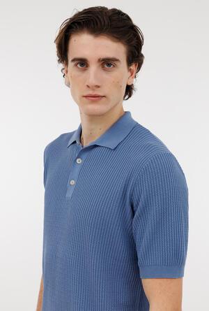 Polo con lavorazione a treccia MAIN - Ferrante | img vers.300x/