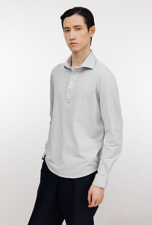 Polo Filo Scozia tinta delavè ROYAL RED - Ferrante | img vers.300x/