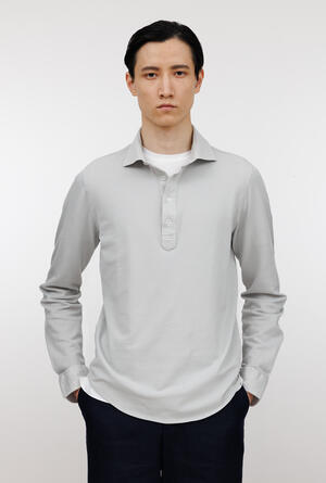 Polo Filo Scozia tinta delavè ROYAL RED - Ferrante | img vers.300x/