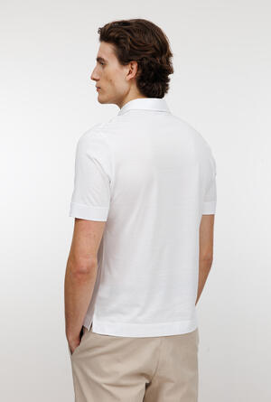 Polo in jersey senza bottoni ROYAL RED - Ferrante | img vers.300x/