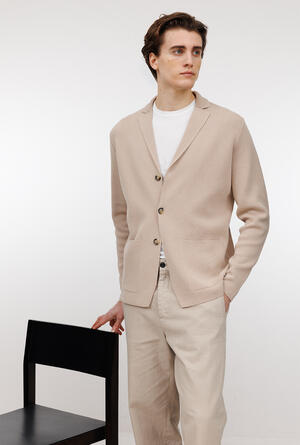 Giacca in puro cotone ROYAL RED - Ferrante | img vers.300x/
