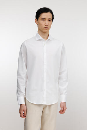 Camicia in piquet Filo Scozia ROYAL RED - Ferrante | img vers.300x/