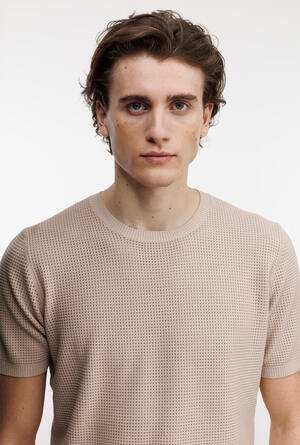 Girocollo tinto in capo con lavorazione traforata MAIN - Ferrante | img vers.300x/