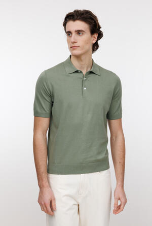 Polo tinta in puro cotone ESSENTIAL - Ferrante | img vers.300x/