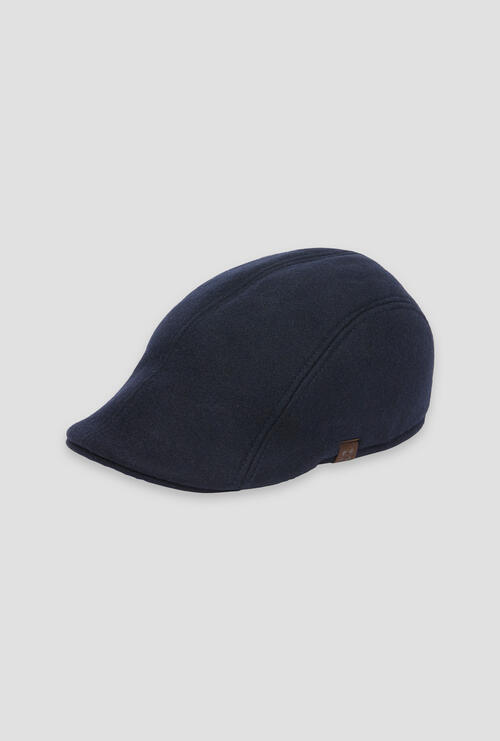 Berretto piatto Blu Navy