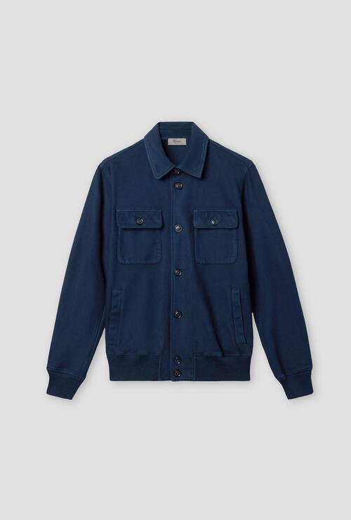 Giacca tinta delav&egrave; Blu Navy