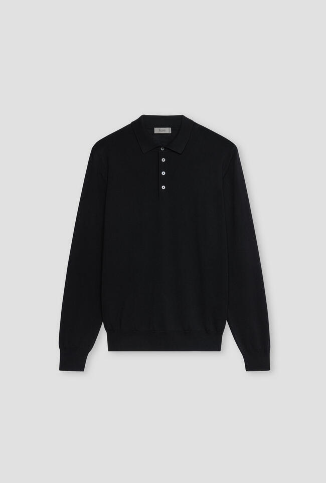 Polo in pura lana pettinata ESSENTIAL - Ferrante | img vers.1300x/