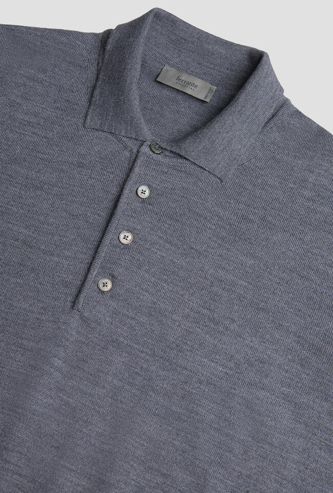 Polo in pura lana pettinata ESSENTIAL - Ferrante | img vers.1300x/