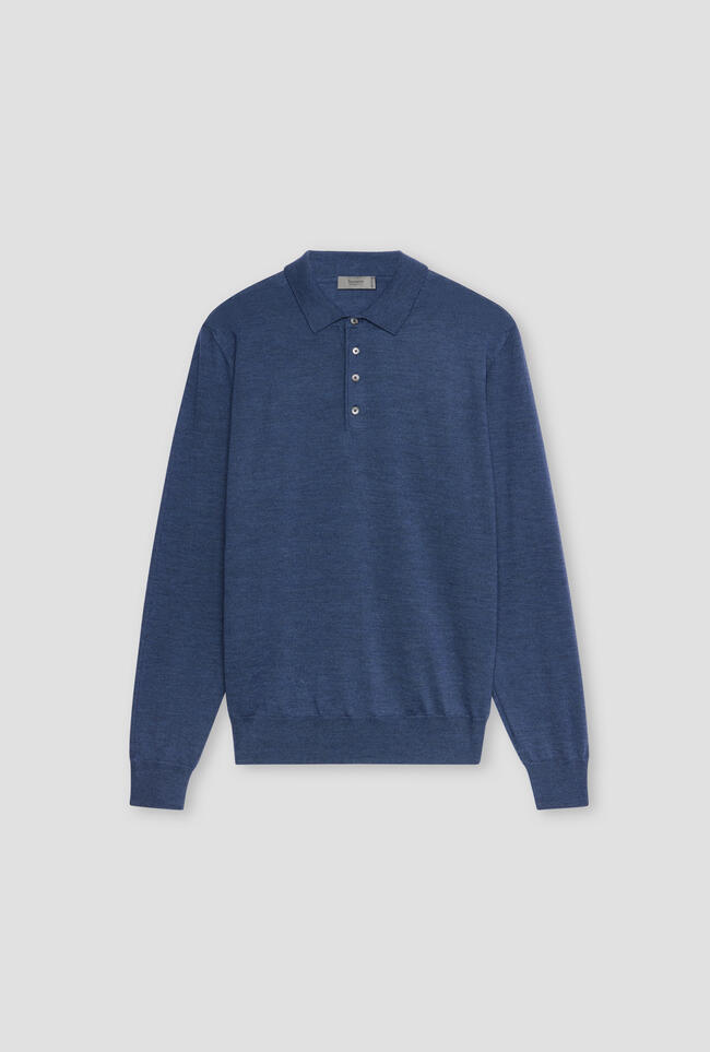 Polo in pura lana pettinata ESSENTIAL - Ferrante | img vers.1300x/