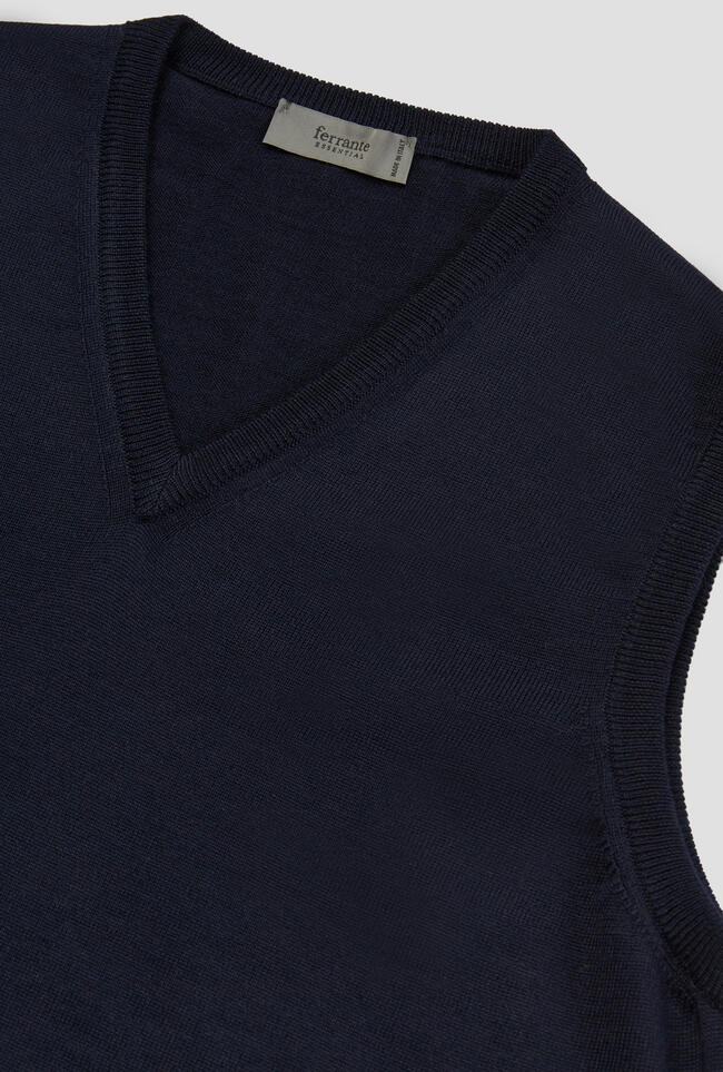 Gilet in lana pettinata ESSENTIAL - Ferrante | img vers.1300x/