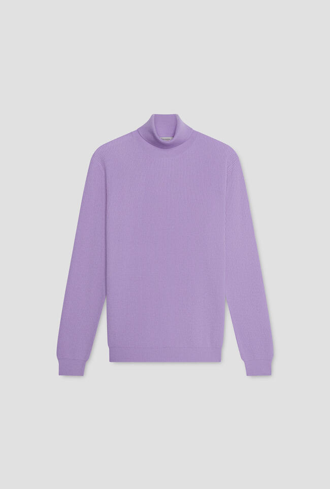 Dolcevita in maglia inglese lana e cashmere ROYAL RED - Ferrante | img vers.1300x/